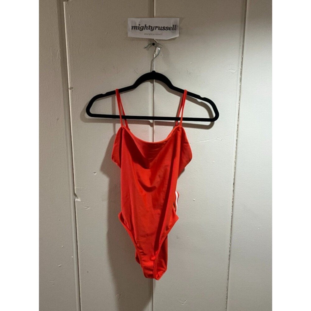 Solid & Striped Women's Orange and Red Swimsuit-one-piece